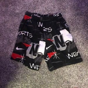 Small multi color nike shorts